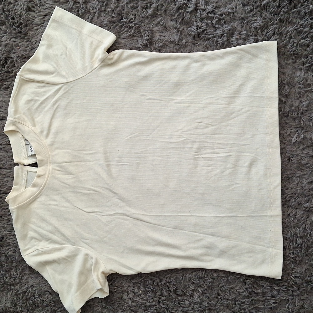EUC Gap Sz M ivory blouse